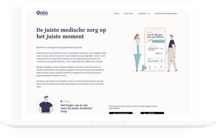 Quin website